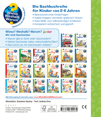 Wieso? Weshalb? Warum? junior, Band 29 - Wir sind Geschwister
