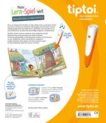 tiptoi® Meine Lern-Spiel-Welt - Konzentration und Wahrnehmung