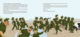 Eine Kuh beim Militär
