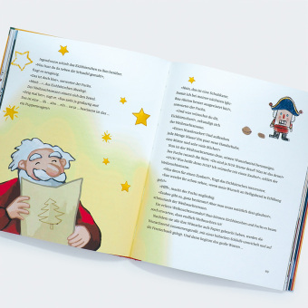 Drei Freunde warten auf Weihnachten