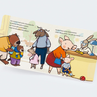 Komm, Ferkel, wir gehen zur Ärztin!