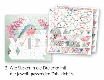 Stickern nach Zahlen Blüten-Zauber