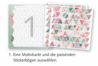 Stickern nach Zahlen Blüten-Zauber