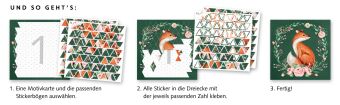 Stickern nach Zahlen Zauberwald