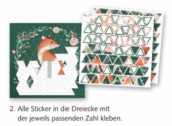 Stickern nach Zahlen Zauberwald