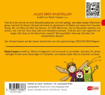 GEOLINO MINI: Alles über Baustellen,1 Audio-CD