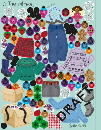 Mein Anziehpuppen-Stickerbuch: Winterwunderland
