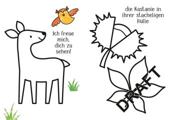 Kleine Kreativ-Werkstatt - Ganz einfach ausmalen: Herbst