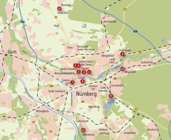 Zu Fuß durch Nürnberg