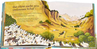 Die große Bibel für Kinder. Von der Schöpfungsgeschichte bis zum Pfingstwunder: 36 Bibelgeschichten mit doppelseitigen Bildern & leicht verständlichen Texten zum Vorlesen für Kinder ab 4 Jahren