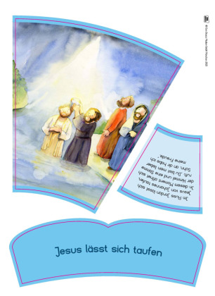Die Geschichte von Jesus. Von Jesu Geburt bis zur Auferstehung in 12 Bildern. Legekreis, m. 1 Beilage