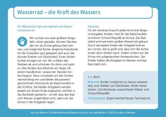 Ran ans Wasser!