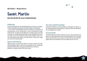 Sankt Martin. Eine Geschichte für unser Schattentheater, m. 1 Beilage