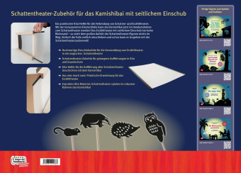 Einschiebefolie für das Kamishibai mit seitlichem Einschub. Für das Schattenspiel in Kindergarten und Schule
