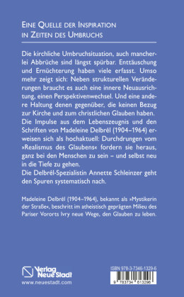 Madeleine Delbrêl - Prophetin für eine erneuerte Kirche