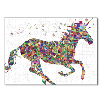 Lais Puzzle Cartoon Einhorn aus Diamanten 500 Teile