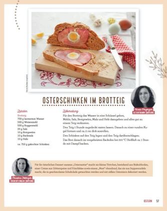 Bäuerinnen backen traditionelles Festgebäck