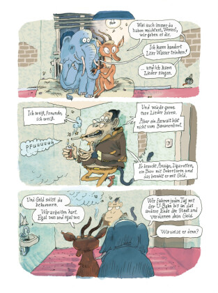Herr Elefant und Frau Grau: Abflug