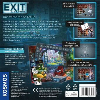 EXIT® - Das Puzzle: Das verborgene Atelier