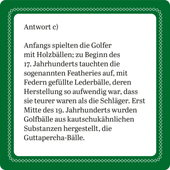 Das Golf-Quiz (Neuauflage)