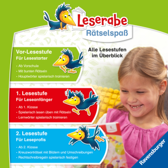 Leserabe Rätselspaß - Zauber-Malrätsel zum Lesenlernen: Feen (Vor-Lesestufe)