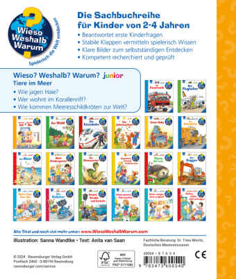 Wieso? Weshalb? Warum? junior, Band 57 - Tiere im Meer