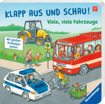 Klapp aus und schau! Viele, viele Fahrzeuge 