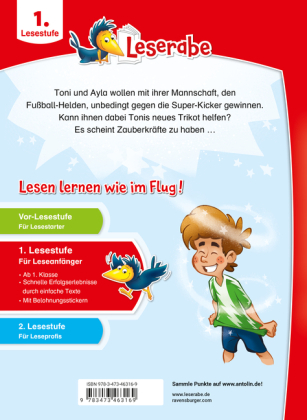 Leserabe 1. Lesestufe - Tonis magisches Fußball-Trikot