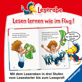 Leserabe 1. Lesestufe - Tonis magisches Fußball-Trikot