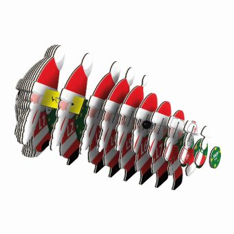 EUGY - 3D Bastelset Weihnachtsmann