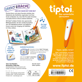 tiptoi® Bildergeschichten über den Umgang mit Gefühlen - Darro Drache und die Sache mit dem Mut