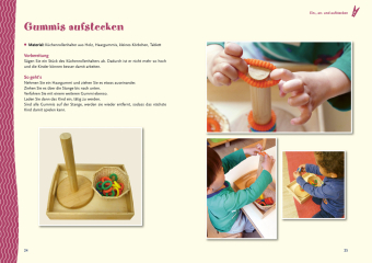 Spielen mit Krippenkindern: Aktionstabletts
