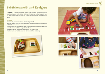 Spielen mit Krippenkindern: Aktionstabletts