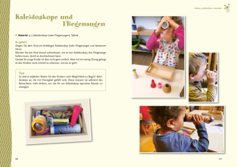 Spielen mit Krippenkindern: Aktionstabletts