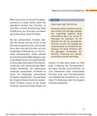 Schmerzfrei & beweglich mit dem neuen Hüftgelenk