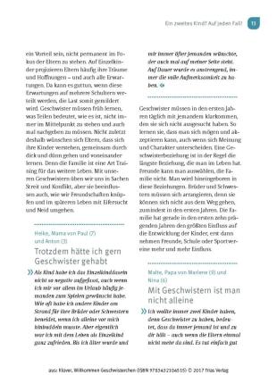Willkommen Geschwisterchen
