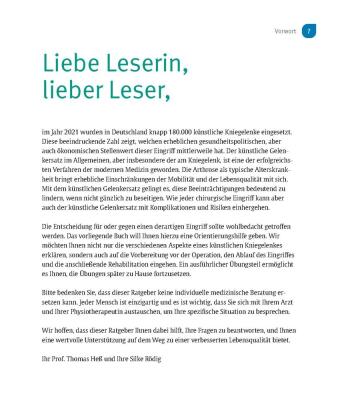 Schmerzfrei & beweglich mit dem neuen Kniegelenk