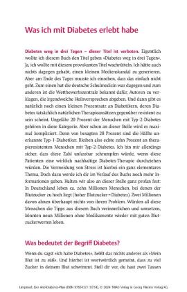 Der Anti-Diabetes-Plan