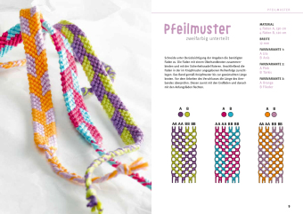 Kreativ-Set Zuckersüße Freundschaftsbänder. Mit Anleitungsbuch und Material