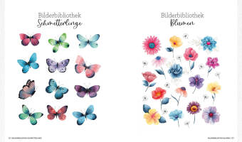 Watercolor - Fabelhafte Blütenwelten