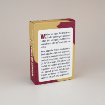 Würdest du lieber ...? - Die Edition für Potter-Fans