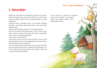 Rica erlebt die Waldweihnacht
