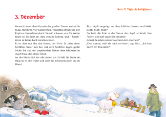 Rica erlebt die Waldweihnacht