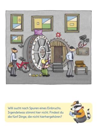 Rätselblock - Detektiv Willi auf Verbrecherjagd