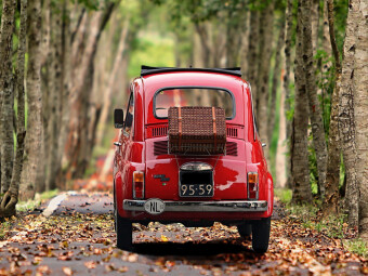 CALVENDO Puzzle Fiat 500 | 1000 Teile Lege-Größe 64x48cm Foto-Puzzle für glückliche Stunden
