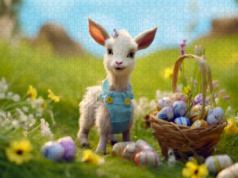 CALVENDO Puzzle Ostern | 1000 Teile Lege-Größe 64x48cm Foto-Puzzle für glückliche Stunden