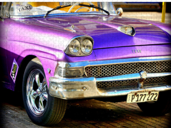 CALVENDO Puzzle Ein Motiv aus dem Kalender Best of Fairlane 500 - Ein Ford mit Flossen in Kuba | 1000 Teile Lege-Größe 64x48cm Foto-Puzzle für glückliche Stunden
