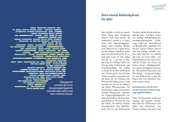 Die Stoffwechsel-Revolution - Abnehmen mit Kohlenhydraten