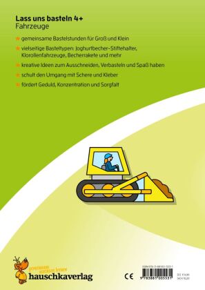 Lass uns basteln - Bastelbuch ab 4 Jahre - Fahrzeuge