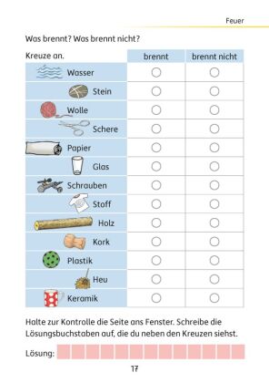 Mein Rätselblock Sachunterricht 3. Klasse